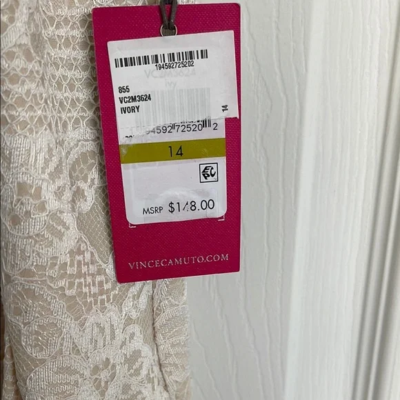 Vince Camuto Cream Lace Dress - Picture 2 of 10